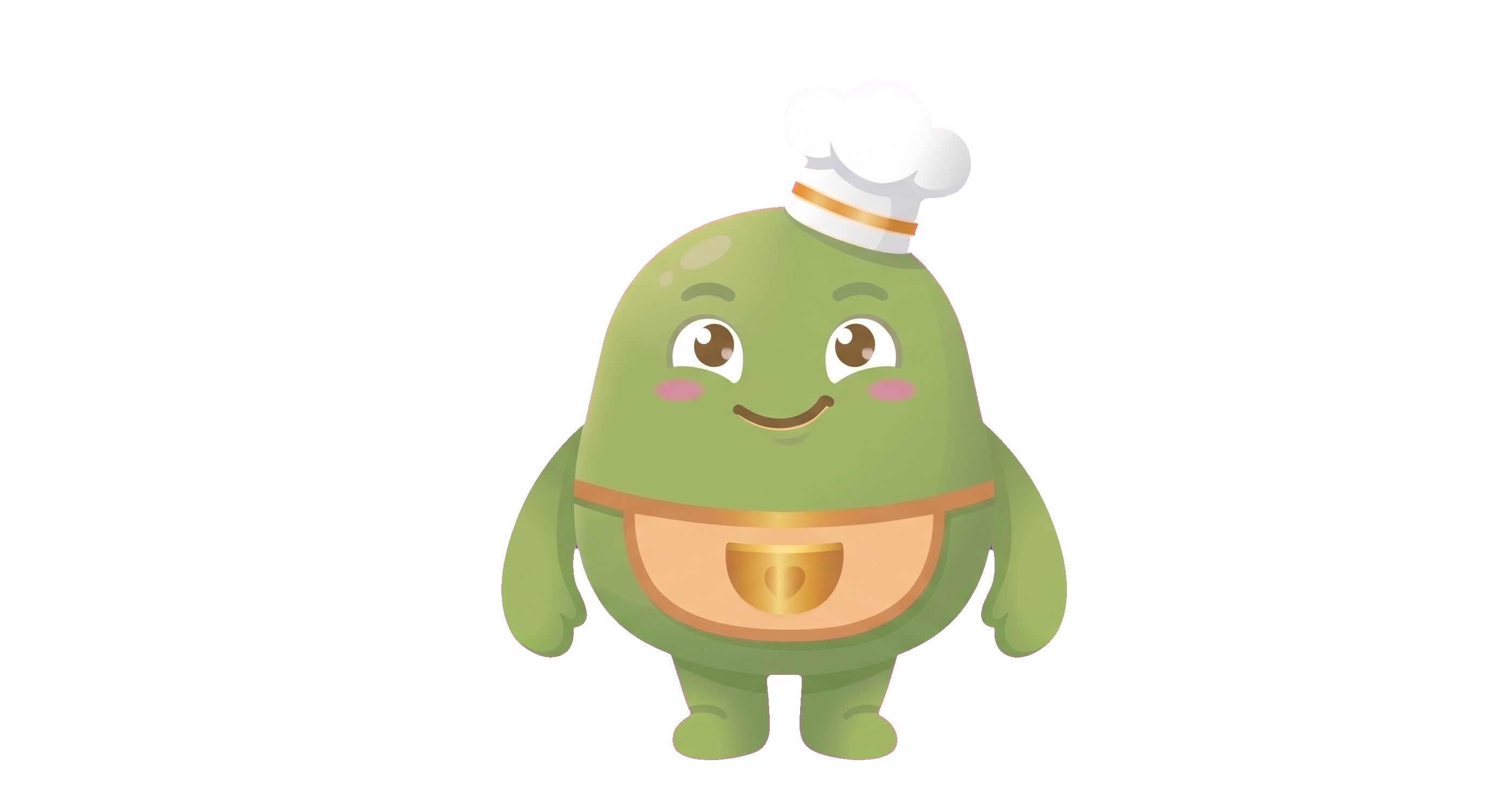 Prep2Eat mascot (neutral)